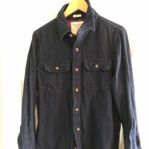 A&F Navy flannel